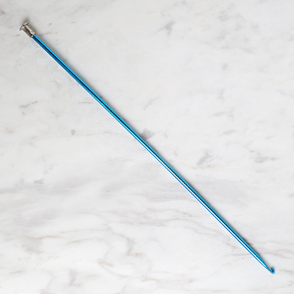 Loren Crafts 3,5 mm 25 cm Mavi Metal Gagalı Örgü Tığ - LRN325